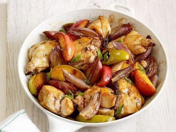 КУРИНАЯ ФИЛЕШКА ЗАПЕЧЕННАЯ С ЯБЛОКАМИ!