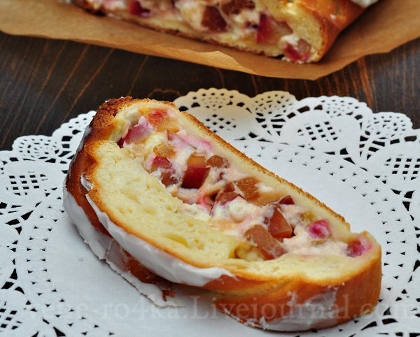 Творожная коса со сливами! Творожная коса со сливами!
