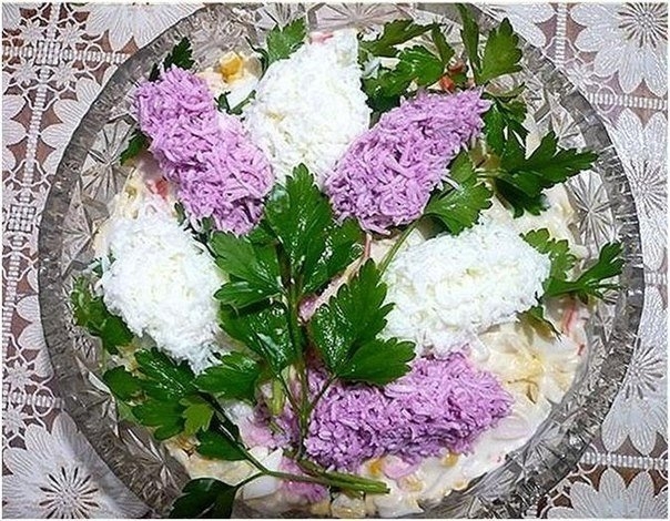 Салат &laquo;Веточка сирени&raquo;