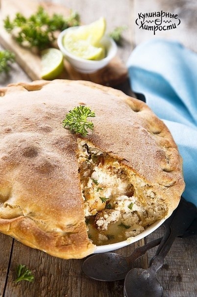 ПИРОГ С КУРИЦЕЙ И БРЫНЗОЙ