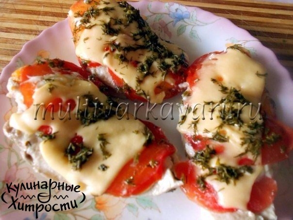 КУРИНАЯ ГРУДКА В МУЛЬТИВАРКЕ ПОД ШУБОЙ