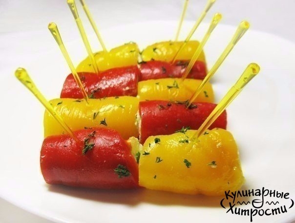 ЗАКУСКА ИЗ ПЕРЦА С СЫРОМ ЗАКУСКА ИЗ ПЕРЦА С СЫРОМ