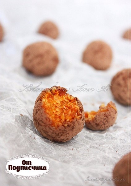 КОНФЕТЫ ИЗ КУРАГИ И КОКОСА КОНФЕТЫ ИЗ КУРАГИ И КОКОСА