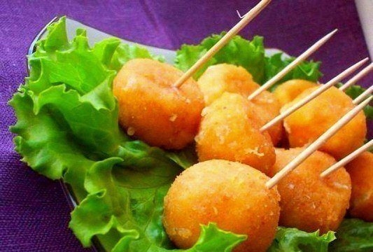 СЫРНЫЕ ЖАРЕНЫЕ ШАРИКИ
