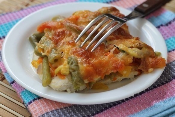 КУРИЦА ПОД ОВОЩНОЙ ШУБКОЙ