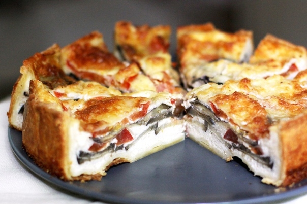 ОВОЩНОЙ ПИРОГ С МЯСОМ И БАКЛАЖАНАМИ