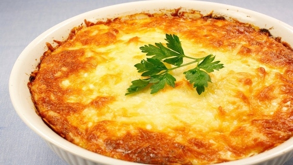 ЗАПЕКАНКА С КУС-КУСОМ И КУРИНОЙ ПЕЧЕНЬЮ