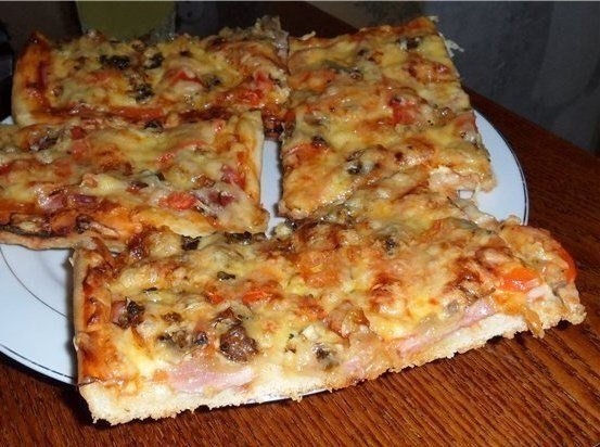 СЫТНАЯ ДОМАШНЯЯ ПИЦЦА