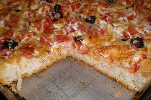 САМАЯ ВКУСНАЯ ДОМАШНЯЯ ПИЦЦА