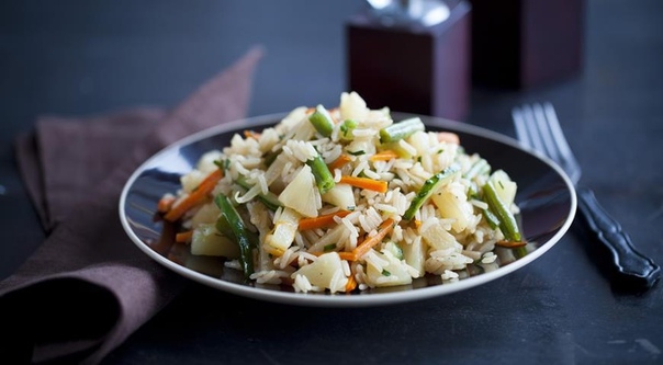Рис с ананасами Рис с ананасами