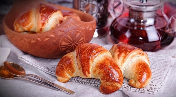 Рогалики с яблочным мармеладом
