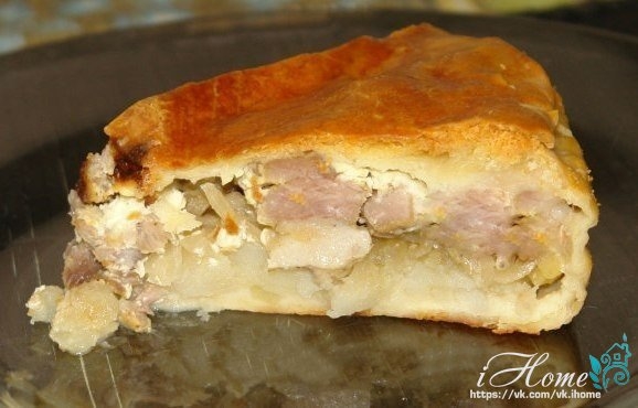 ПИРОГ С МЯСОМ И КАРТОФЕЛЕМ