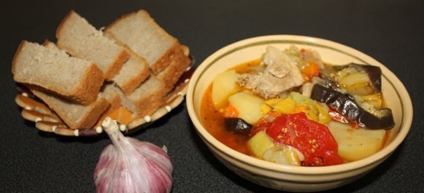Хашлама из свинины с картофелем Хашлама из свинины с картофелем