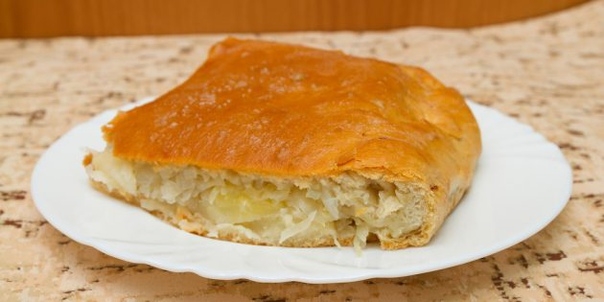 Пирог с капустой и картошкой Пирог с капустой и картошкой