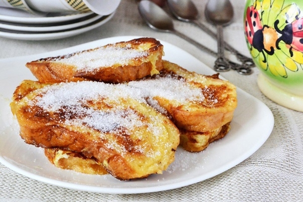 Жареные гренки Жареные гренки