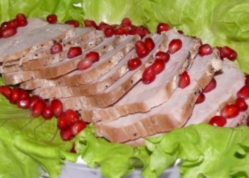 Буженина маринованная с луком в квасе Буженина маринованная с луком в квасе