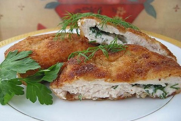 Отбивная «Куриное гадание» из филе Отбивная «Куриное гадание» из филе
