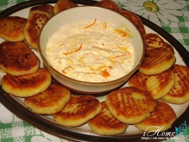 Апельсиновые сырники Апельсиновые сырники