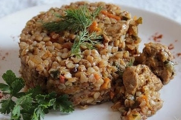 Гречка со свининой и грибами в духовке Гречка со свининой и грибами в духовке