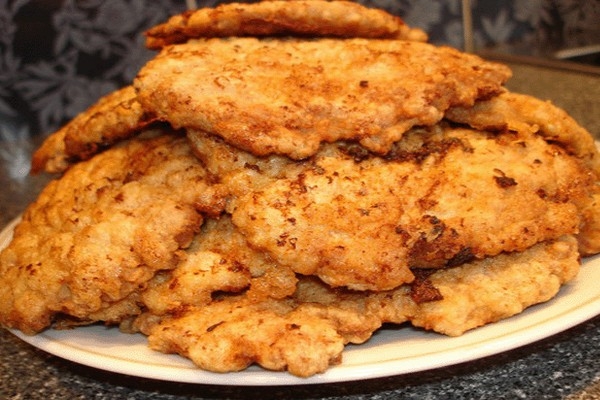 Отбивные из мясного фарша в панировке Отбивные из мясного фарша в панировке