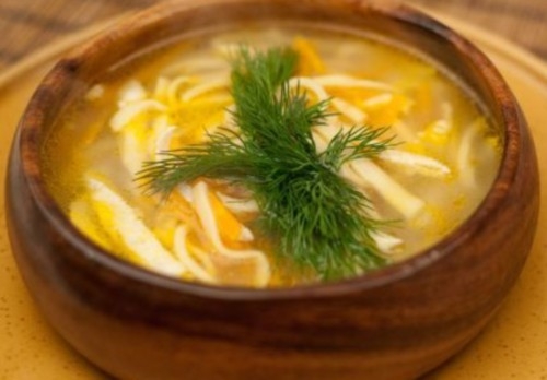 Суп-лапша с мясом по-татарски Суп-лапша с мясом по-татарски
