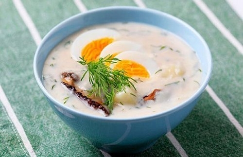 Суп-пюре из курицы и грибов по-французски Суп-пюре из курицы и грибов по-французски