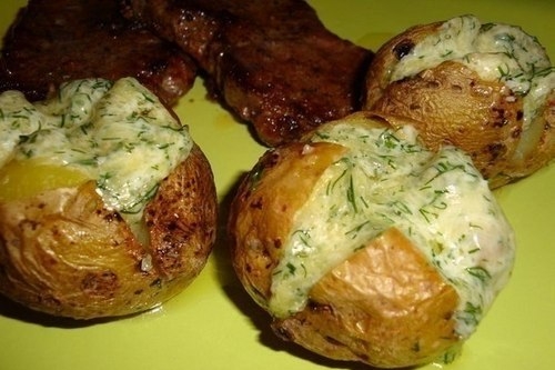 Картофельный гарнир в духовке Картофельный гарнир в духовке