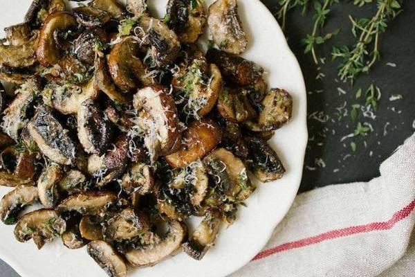 Запеченные грибы с лимоном и сыром Запеченные грибы с лимоном и сыром