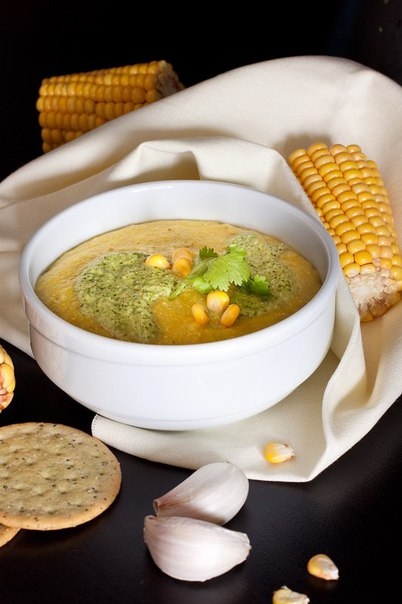 Кукурузная похлебка с кешью. Кукурузная похлебка с кешью.