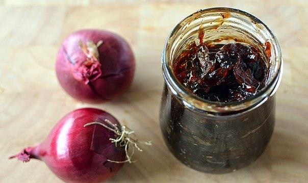 Конфи из красного лука. Конфи из красного лука.