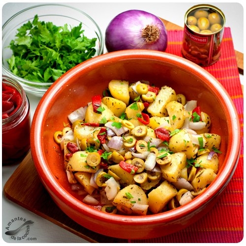 Испанский картофельный салат.