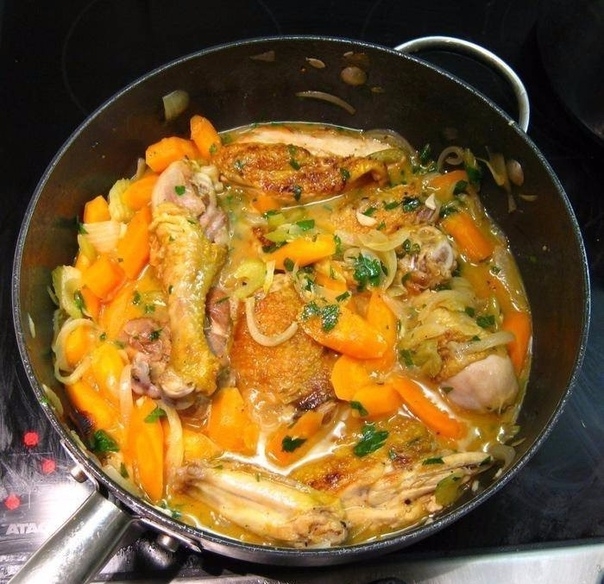 Аппетитное фрикасе из курицы Аппетитное фрикасе из курицы
