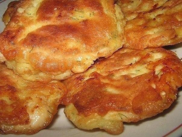 Нежные куриные отбивные в кляре с сыром Нежные куриные отбивные в кляре с сыром