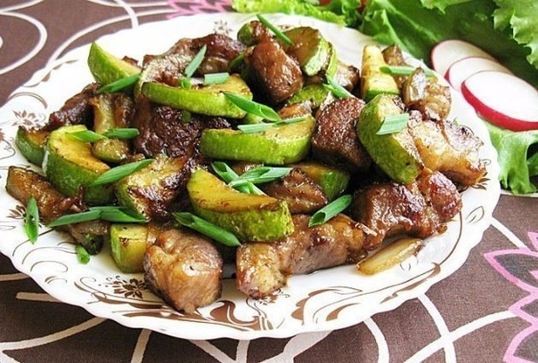Вкуснейшая свинина с кабачками Вкуснейшая свинина с кабачками