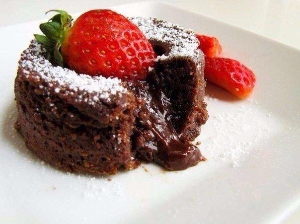 Тающий шоколад. Ммм, вкуснотища!
