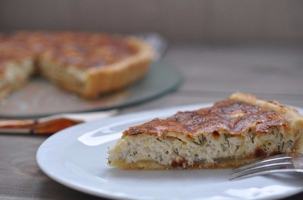 Аппетитный киш с курицей и сыром Аппетитный киш с курицей и сыром