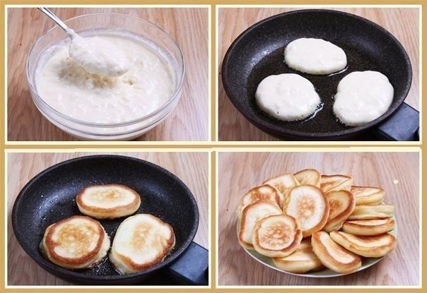 Вкусные, пышные, нежные оладьк к завтраку Вкусные, пышные, нежные оладьк к завтраку