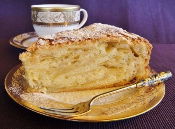 Яблочный пирог "Шарлатанка". Вкусная выпечка к чаю