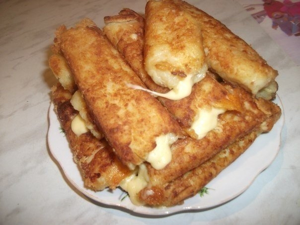 Аппетитные картофельные палочки с сыром Аппетитные картофельные палочки с сыром