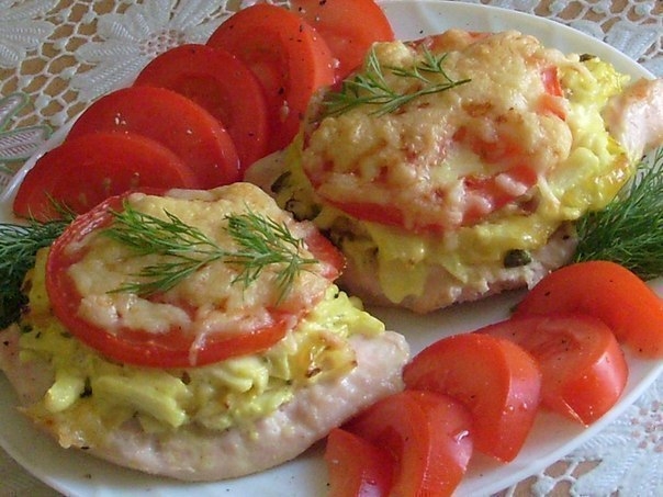 Мясо с овощами на обед