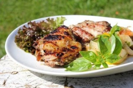 Куриные бедра на мангале Куриные бедра на мангале