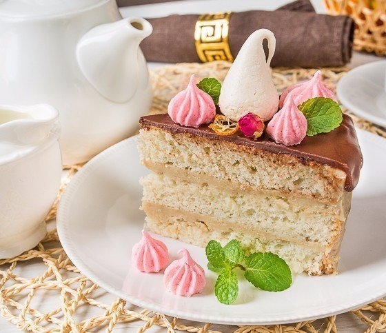 Вкусный торт со сгущенкой Вкусный торт со сгущенкой