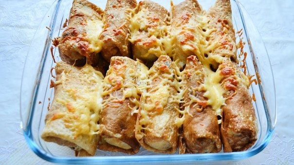 Блинчик с грибами и сыром Блинчик с грибами и сыром