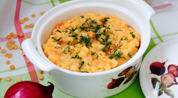 ГОРОХОВАЯ КАША С ЗАЖАРКОЙ