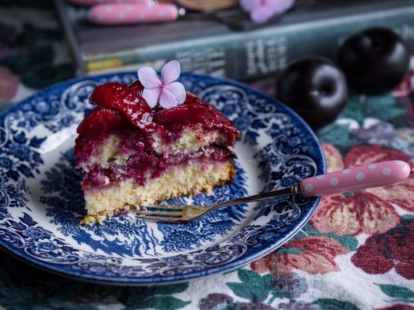 Сливовый пирог без муки Сливовый пирог без муки
