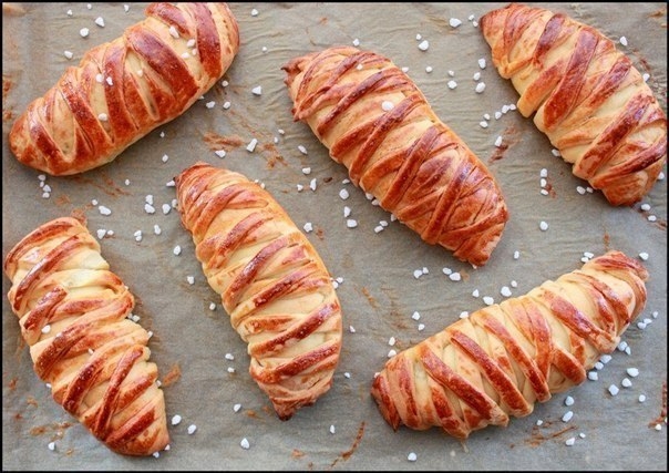 Булочки с персиком и творогом Булочки с персиком и творогом