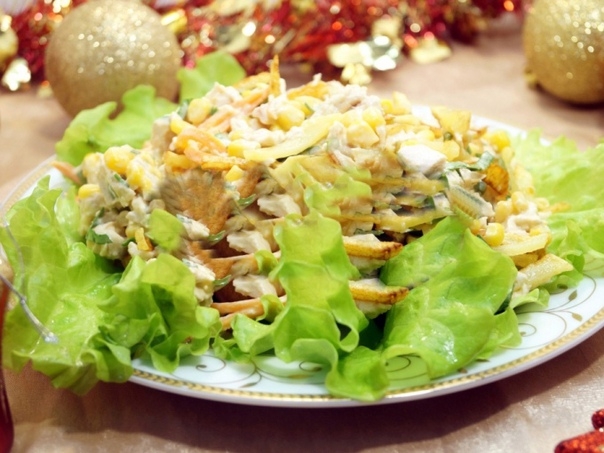 Салат с курочкой и морковкой по-корейски Салат с курочкой и морковкой по-корейски