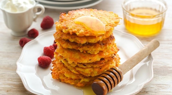 Оладьи из тыквы с яблоками Оладьи из тыквы с яблоками