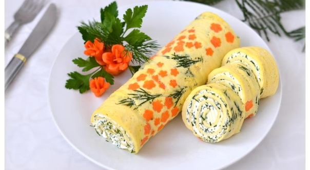 Нежнейший закусочный рулет Цветы весны Нежнейший закусочный рулет Цветы весны