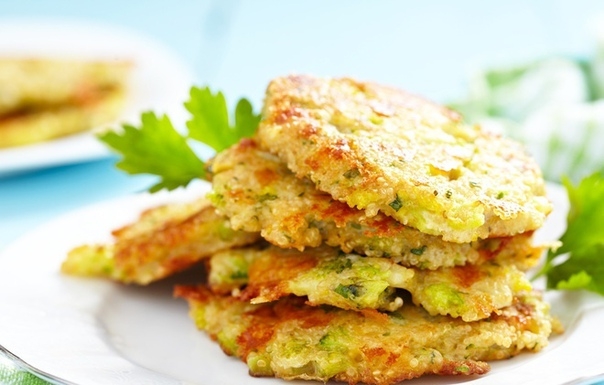 Оладьи из овсянки с зеленым луком Оладьи из овсянки с зеленым луком